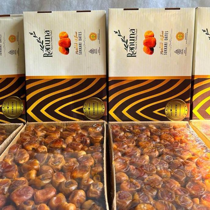 SYURGA KURMA MEDAN Kurma Sukari1 Dus 3kg Super Best Seller Rasa Manis Legit Daging Lembut Kemasan Ek