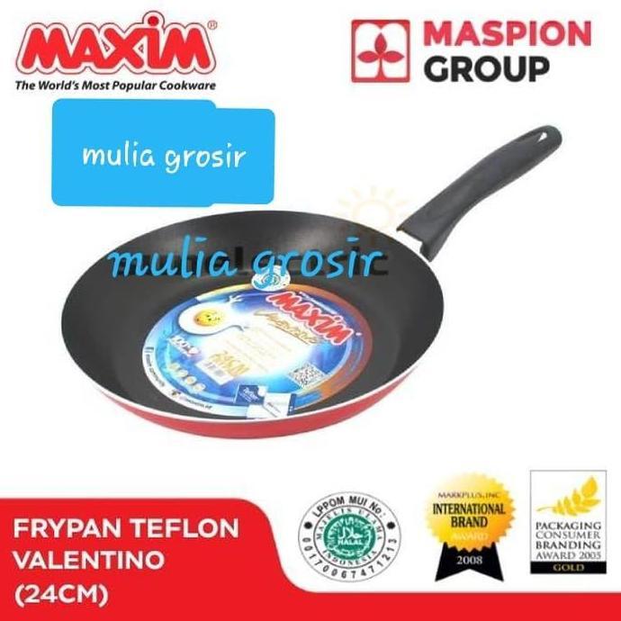 Wajan / Fry Pan Maxim 24cm Teflon Maxim Valentino
