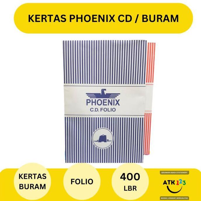 Kertas CD / Kertas Buram Folio Merk Phoenix