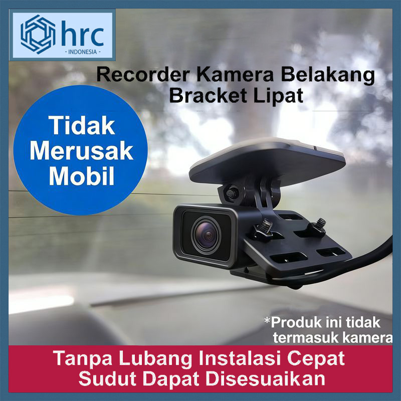 Dudukan Dashcam Mobil Kokoh & Serbaguna  Bracket Holder Kamera Mundur Belakang Universal Dashcam Mob