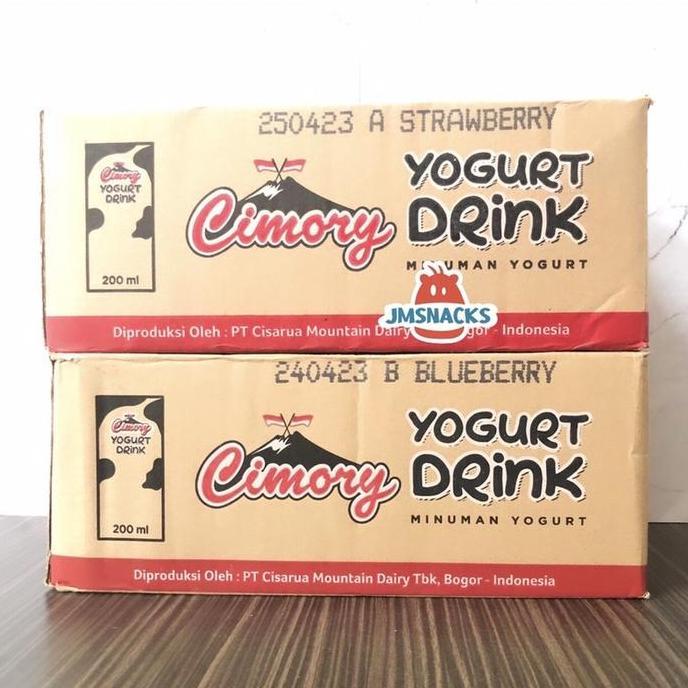 [] Cimory Yoghurt Drink 200ml 1 DUS isi 24pcs - RTD DUS diskon