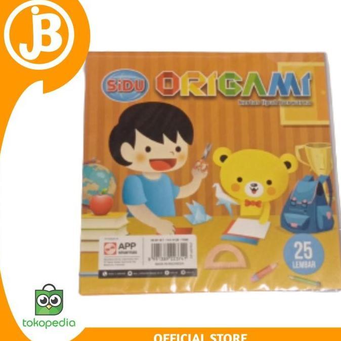 Kertas Lipat Origami 14 x 14 SIDU 25 Lembar