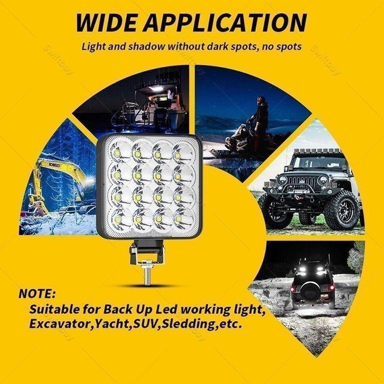 Awet CodLampu Sorot Mobil/Lampu Tembak Mobil 12 Volt/24 Volt/Lampu Sorot Led Mobil/Lampu Tembak Truk