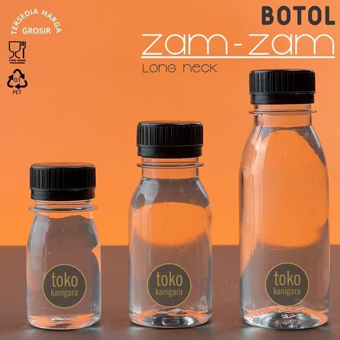 Botol Zam Zam 100 - 120 ml - Botol Plastik 100 ml