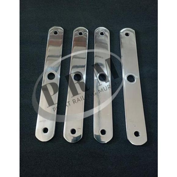 PLAT SPIDER SAYAP DOUBLE RAILING TANGGA / SAYAP RAILING TANGGA STAINLESS / PENJEPIT KACA SOLID RAILI