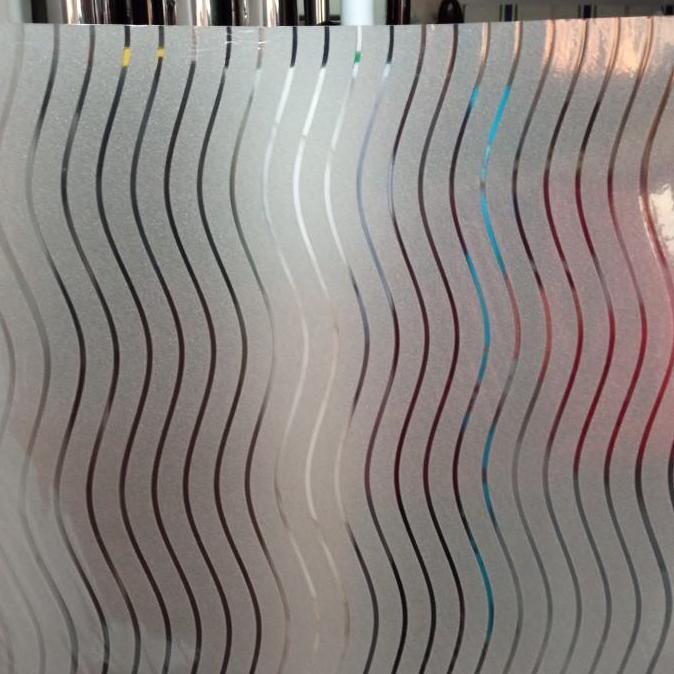 stiker kaca motif garis garis/sticker sandblast garis garis