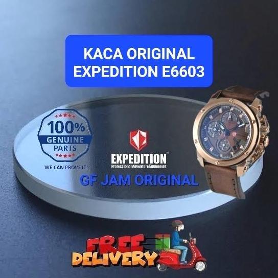 KACA JAM TANGAN EXPEDITION E6603 E 6603 ORIGINAL 100% SPARE PART