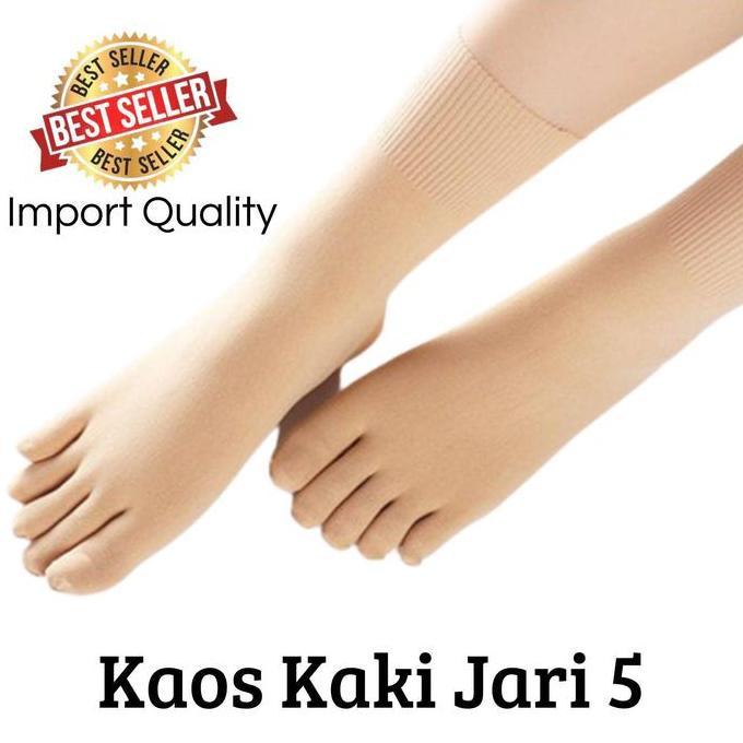 Kaos Kaki Wanita 5 Jari / Kaos Kaki Jari 5 Import / Kaos Kaki Wanita Poliester Jari 5 / Kaos Kaki Ko