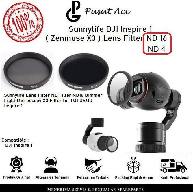 Dji Inspire 1 / Osmo ( Zenmuse X3 ) Lens Filter Nd 16