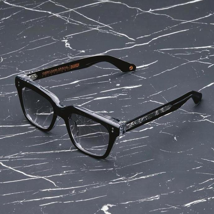 VHERKUDARA - BHARON CRYSTAL CLEAR Frame Kacamata Fashion Original