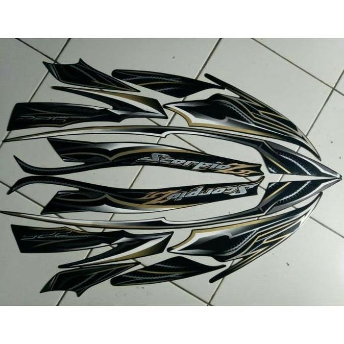 stiker striping yamaha scorpio z 2010 hitam