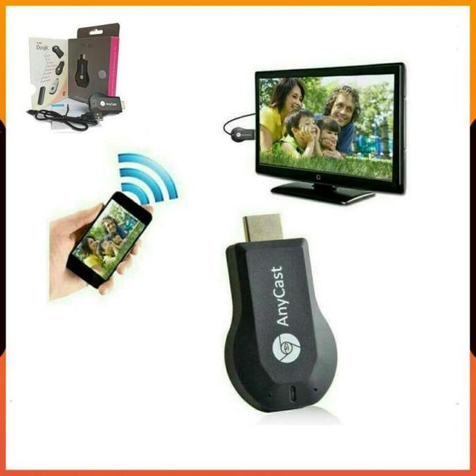 [COD] PAKET ANYCAST DONGLE DARI HP KE TV TABUNG / ANYCASH DONGEL MIRACAST WIFI DISPLAY SCREEN MIRROR