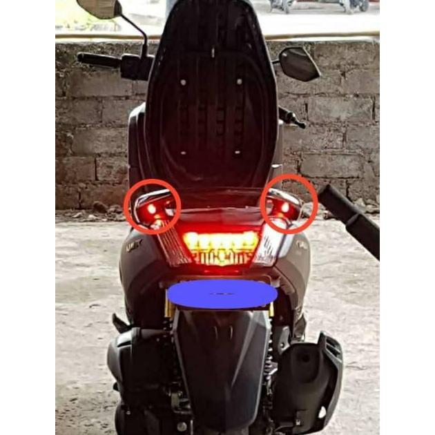 SEPASANG Lampu Led Mata Elang nyala Strobo Strobo / Standby Motor