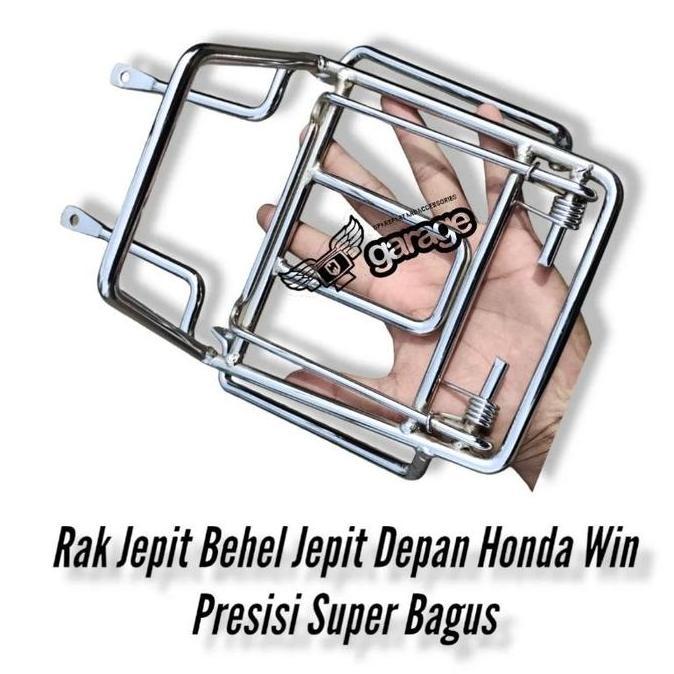 Rak Jepit Depan Win Behel Jepit Depan Honda Win100 Super Presisi Crome