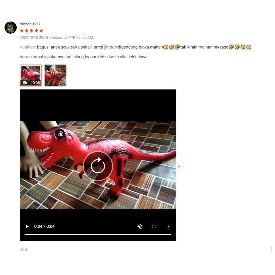 Termurah Ready ~Dinosaurus Karet Besar Jumbo Dinosaurus Mainan Besar Mainan Anak Dinosaurus Mainan D