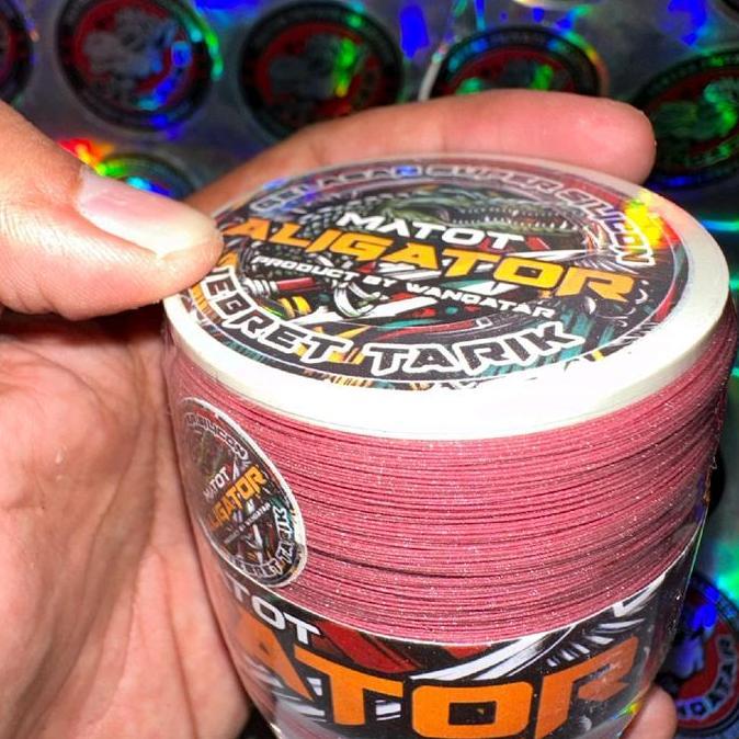 [JEBRET TARIK ] Gelasan Senar Mati MATOT 1600yard 022 ALIGATOR by 1QATAR Sangat Tajam Kasar untuk Je
