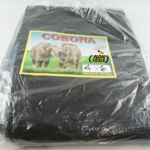Terpal A2 4x6 meter Corona 2gajah c/s Terpaulin Terpal plastik Terpal kolam Terpal Lembaran Tenda
