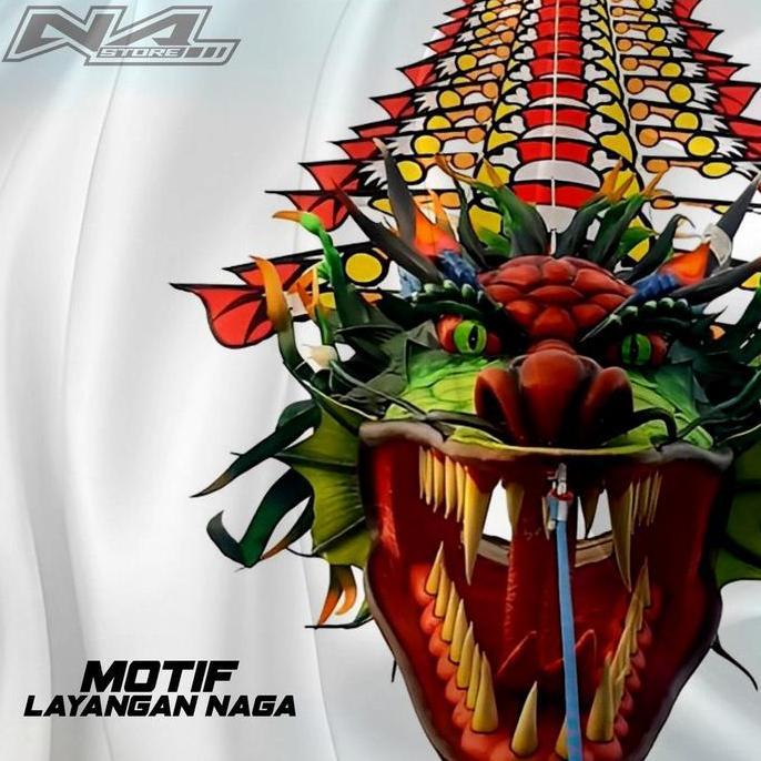 Layang-layang Naga Kain Full Printing per Keping High Quality
