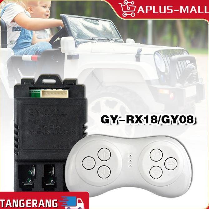Remote Control Mobil Aki Anak Gy-Rx18 Gy08 7 Pin Receiver Mobilan Aki 12 Volt  6 Volt Receiver Remot