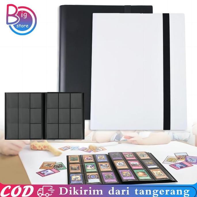 DISSORDE Koleksi Buku Photocard 360pcs 9 Slot Buku Koleksi Kartu A4 Album Foto Card Album Kartu Albu
