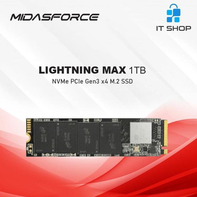 Midasforce SSD NVMe Lightning Max 1TB storage