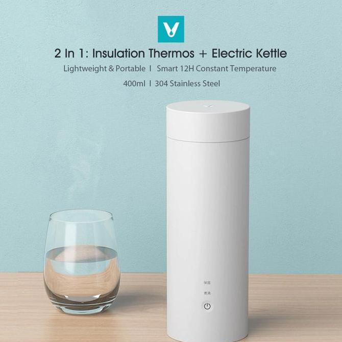 Kuteka- Viomi Tumbler Listrik | Teko Listrik Portable | Teko Mini Elektrik