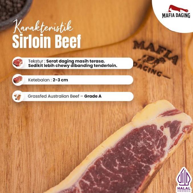 Enyama- [Mafia Daging] Promo Sirloin Steak Australia Premium 1 Kg