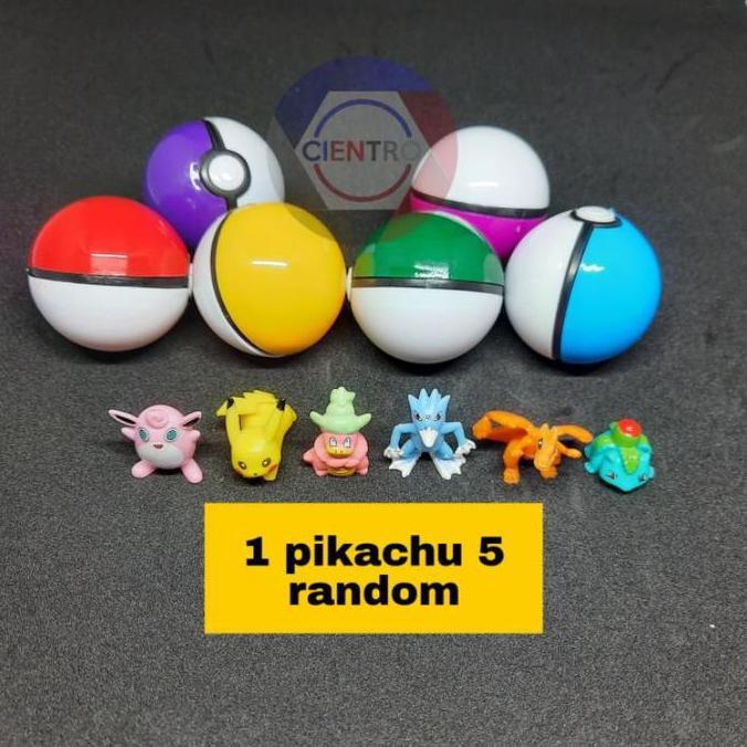Korekushon- Pokeball Lempar Berisi Figurin