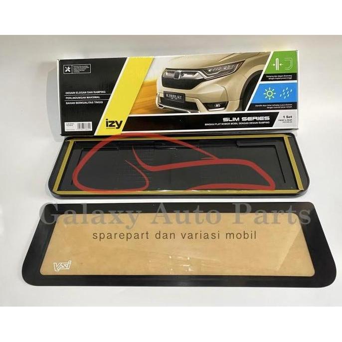 Tempat dudukan plat pelat nomor mobil pakai mika