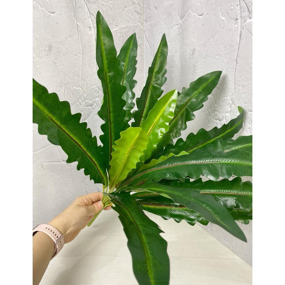 Tanaman pakis gelombang cinta palsu plastik artificial dekorasi