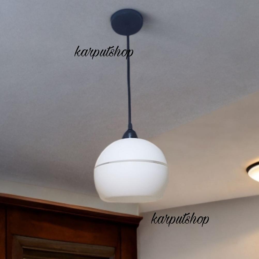 Harga Baru Lampu Gantung 1 Cabang Bulat Lampu Hias Minimalis Teras