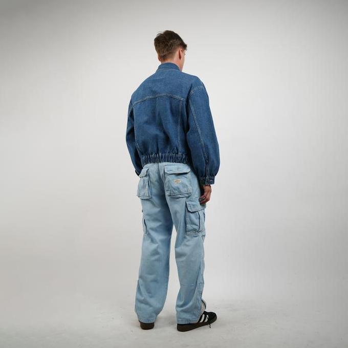 Untere- Hoi Polloy - Pebble Denim Jacket (Blue) Jaket Navy Outer