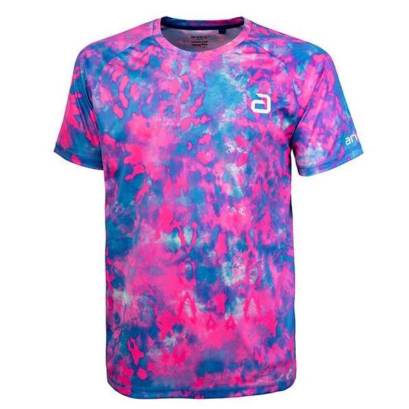 Kaos Shirt Tenis Meja Pingpong Andro Barci Blue Pink Original