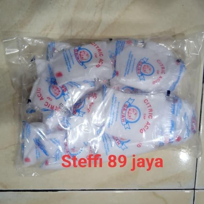 Citric Acid cap Gajah 50 gram - Asam Citrun - Citrun Acid