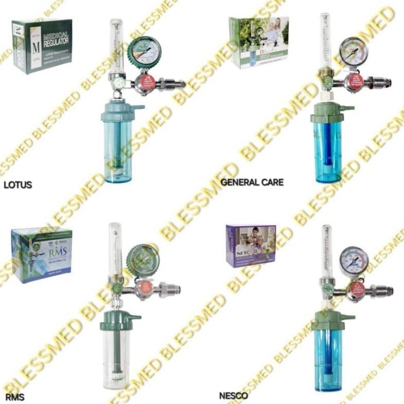 Regulator Tabung Oksigen Medis Merk LOTUS/Regulator Oxygen Lotus