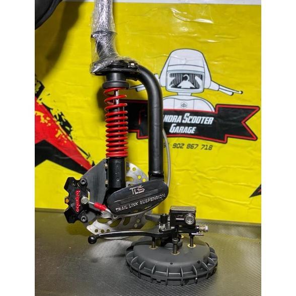 PAKET UPGRADE VESPA RING 12 CAKRAM FORK EXCEL DAN SHOCK VROSSI