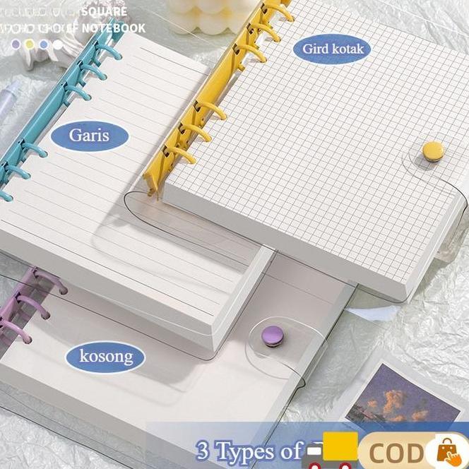 Readynotebook Buku Binder B5 Tulis Sekolah Lucu Buku Catatan Aesthetic Notebook Binder Ringkas Binde
