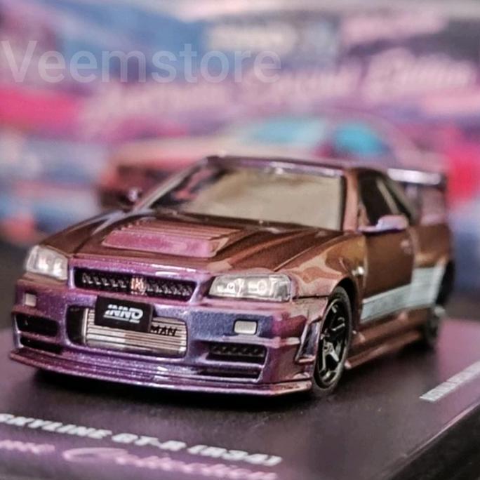 Diecast 1:64 Nissan Skyline GTR R34 Z-Tune [inno64] ENDGAME Collection