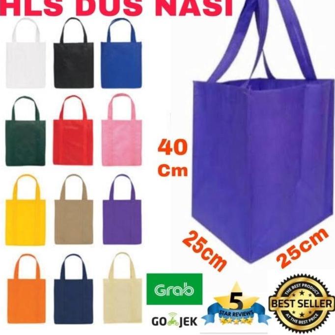 Tas Kain Spoundbound HLS Dus Nasi 25x25x40 Tas Box Nasi Tas Belanja