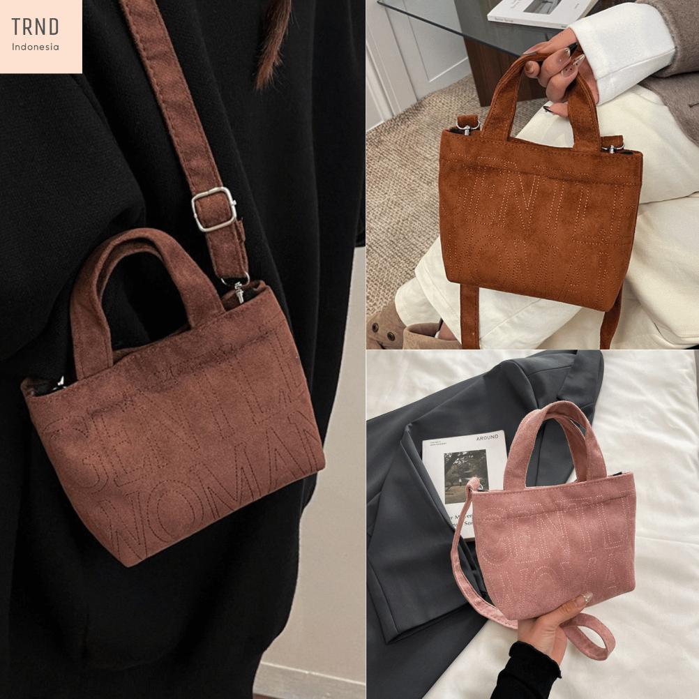 Kumo98 Tas Wanita GW Serenade GNTL-WMN Tas Tangan Tenteng Bangkok Sling Bag Wanita Tote Bag Suede GW