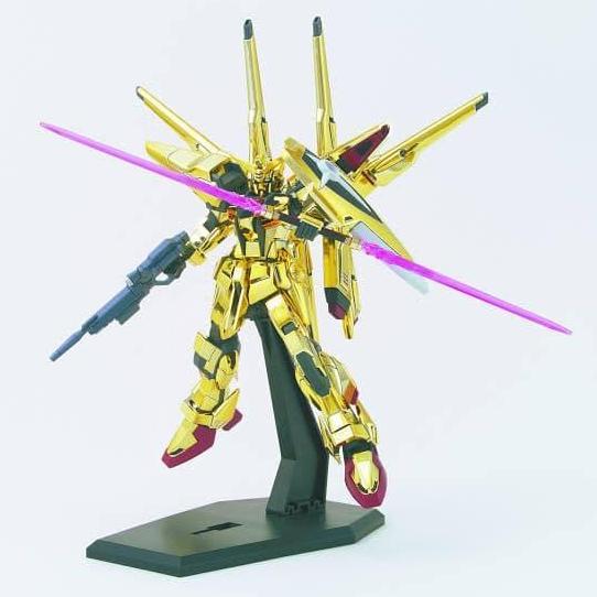 Bandai HG 1/144 Shiranui Akatsuki Gundam gold plated seed destiny