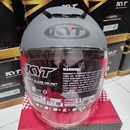 KYT KYOTO R SOLID MATT GORILLA GREY