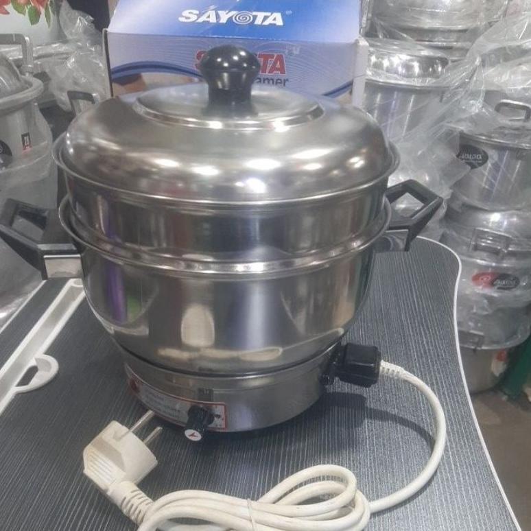 Termurah / Hot Sale Panci Masak&Steamer Listrik (Mini),  Panci Traveling  Kapasitas  1Mug-+