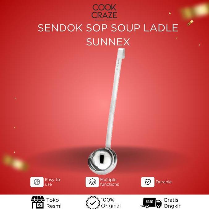 Termurah / Hot Sale Sendok Sop Soup Ladle Sunnex