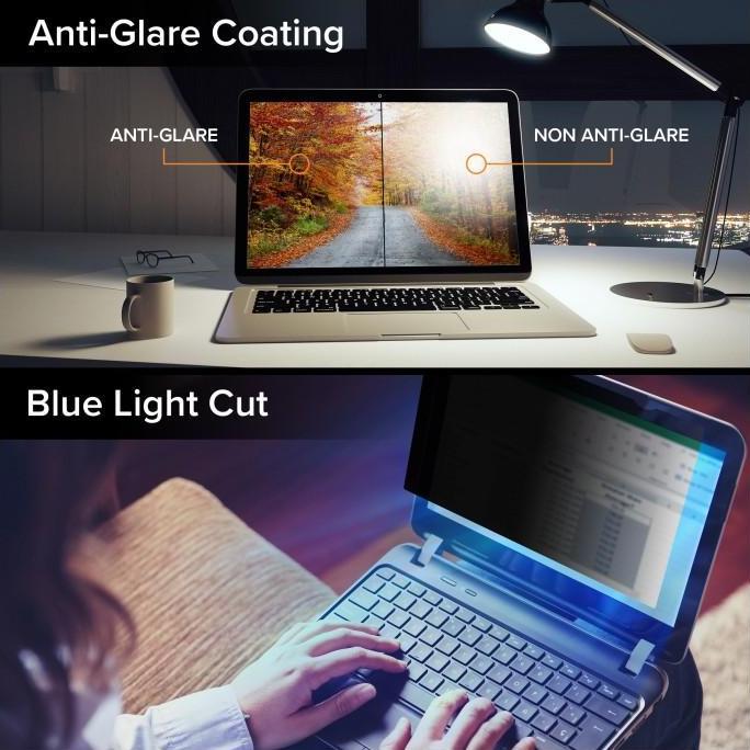 Filter Anti Spy Laptop - Layar Privasi - Anti Radiasi, Anti Blue Light
