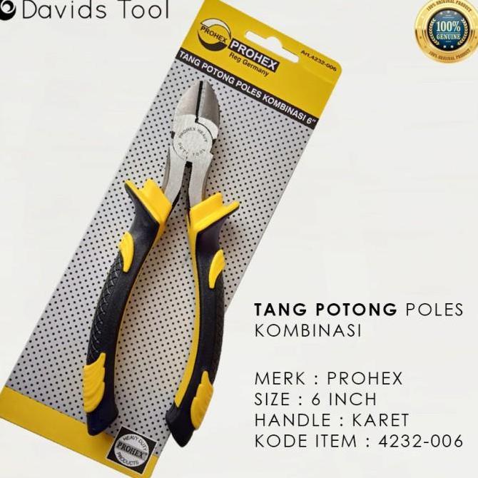 Tang Potong Kabel Listrik Kupas 6 Inch Prohex