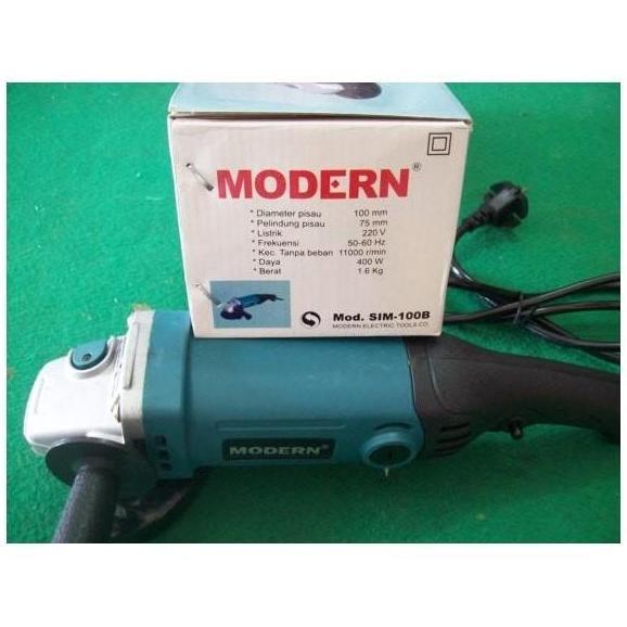 Mesin Gerinda / Grinda Tangan 4 inch MODERN SIM 100 B / S1M100B