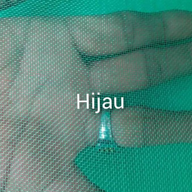 insect net 3 meter kasa hijau dan putih