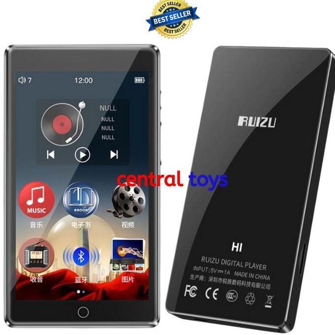 RUIZU H1 8GB Touch Screen MP3 Player Bluetooth built-in speaker