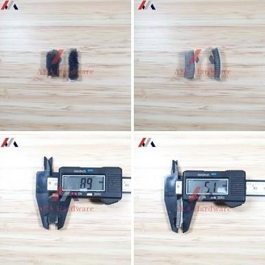 Mohair Tape Seal Bulu Penutup Celah Pintu Grey Double Tape